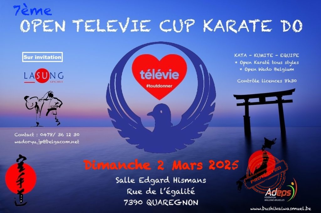 7è TELEVIE CUP KARATE DO 2024 @ Salle Edgard Hismans